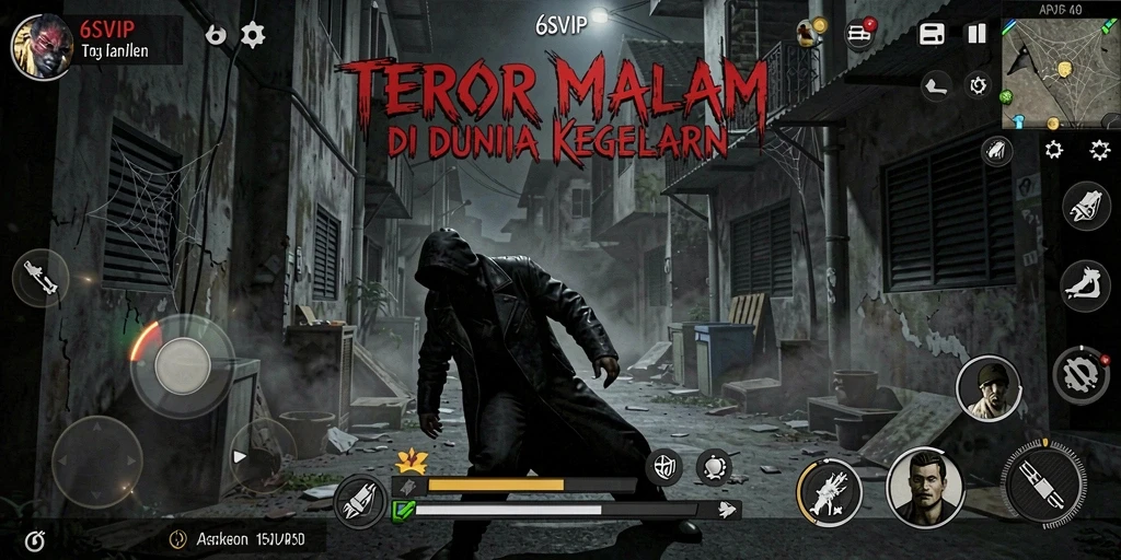 Gameplay menegangkan di kegelapan, siap menghadapi teror di 6SVIP.