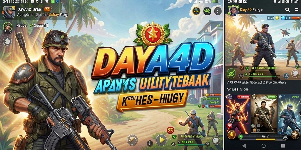 Tampilan utama aplikasi DAYA4D dengan berbagai fitur Utility.