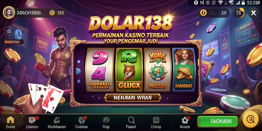 Screenshot gameplay DOLAR138 menampilkan aksi seru permainan Kasino.