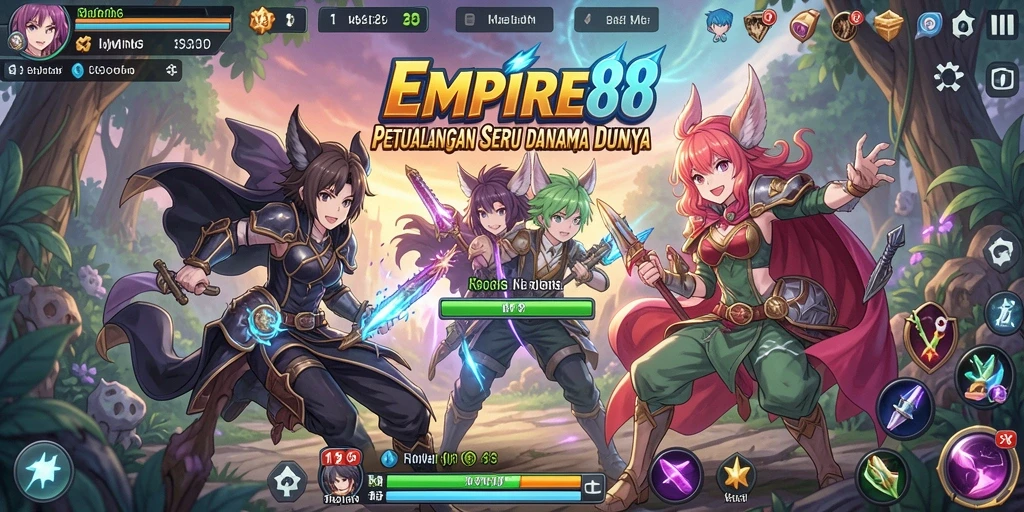Gameplay menarik di dunia anime yang penuh warna.