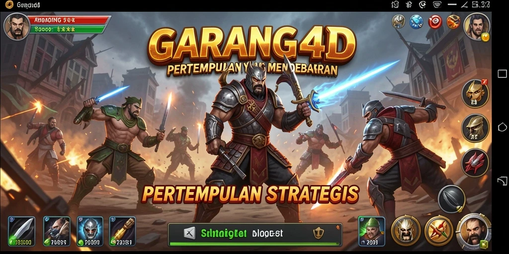 Tampilan gameplay menarik dari pertempuran strategis GARANG4D.