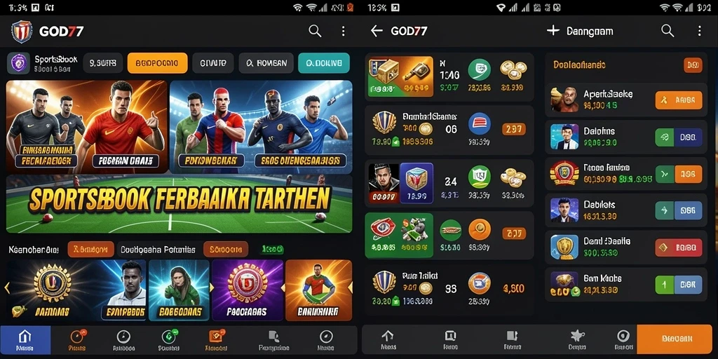 Tampilan utama GOD77 menampilkan pengalaman taruhan yang mendebarkan.