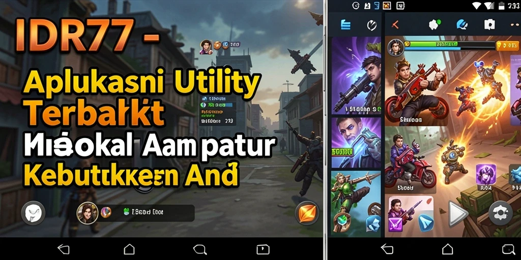 Tampilan antarmuka IDR77 yang sederhana dan mudah digunakan.