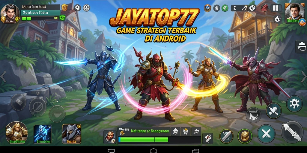 Tampilan gameplay menarik dari JAYATOP77 dengan strategi intens.