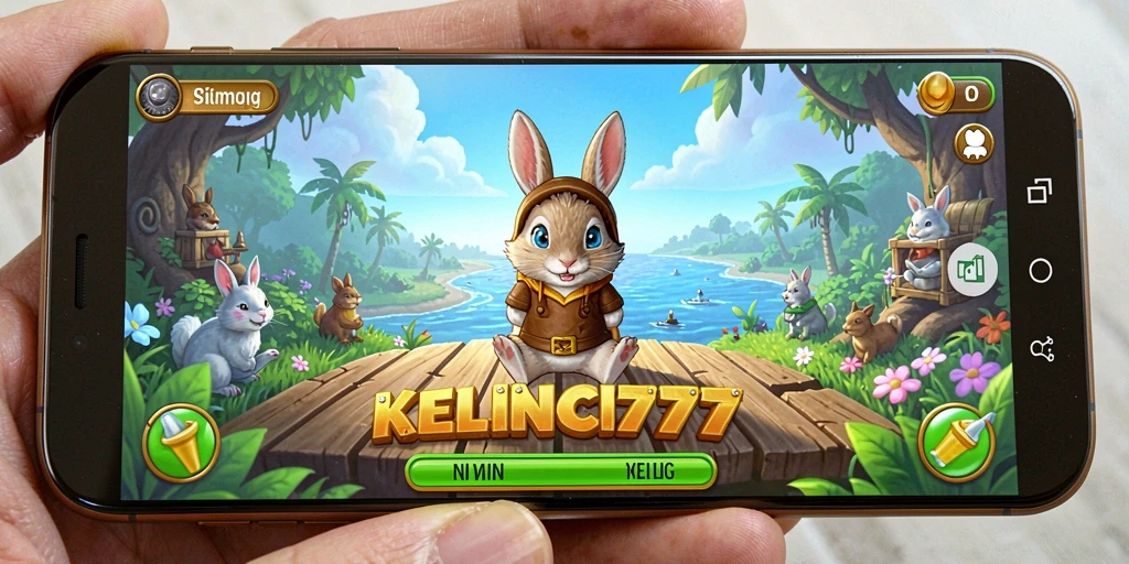Tampilan gameplay KELINCI777 yang penuh warna dan interaktif.