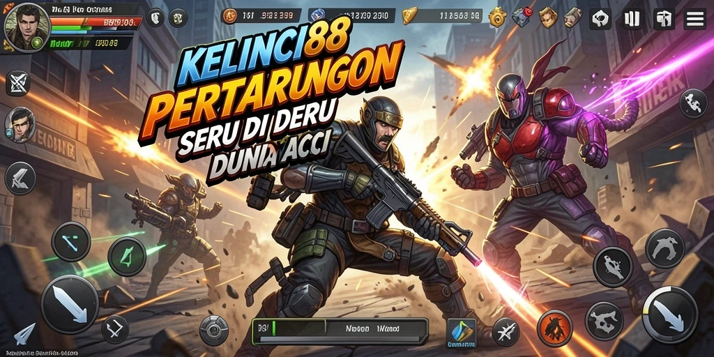 Screenshot action gameplay KELINCI88 yang mendebarkan dan menegangkan.