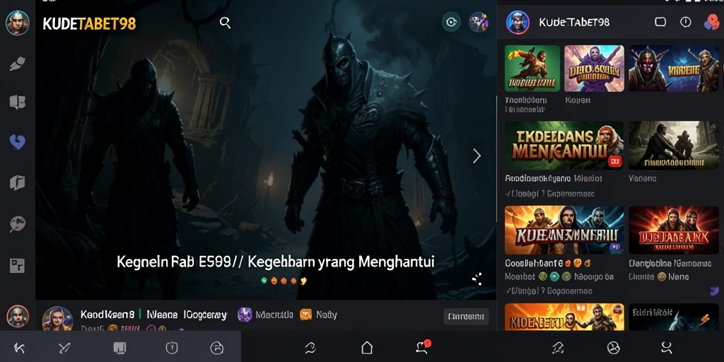 Gameplay KUDETABET98 yang menakutkan di dunia kegelapan.