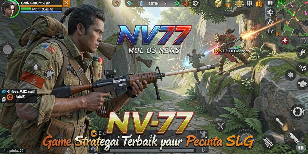 Tampilan gameplay menarik NV77 dengan pertempuran strategis yang mendebarkan.