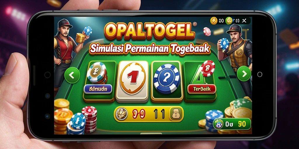 Tampilan gameplay OPALTOGEL dengan berbagai opsi permainan togel.