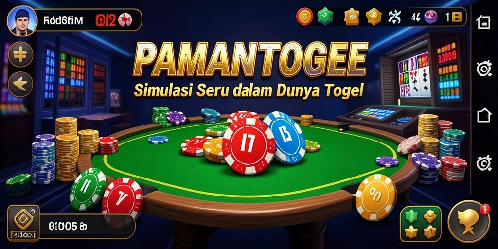 Tampilan gameplay PAMANTOGEL yang menarik dan interaktif