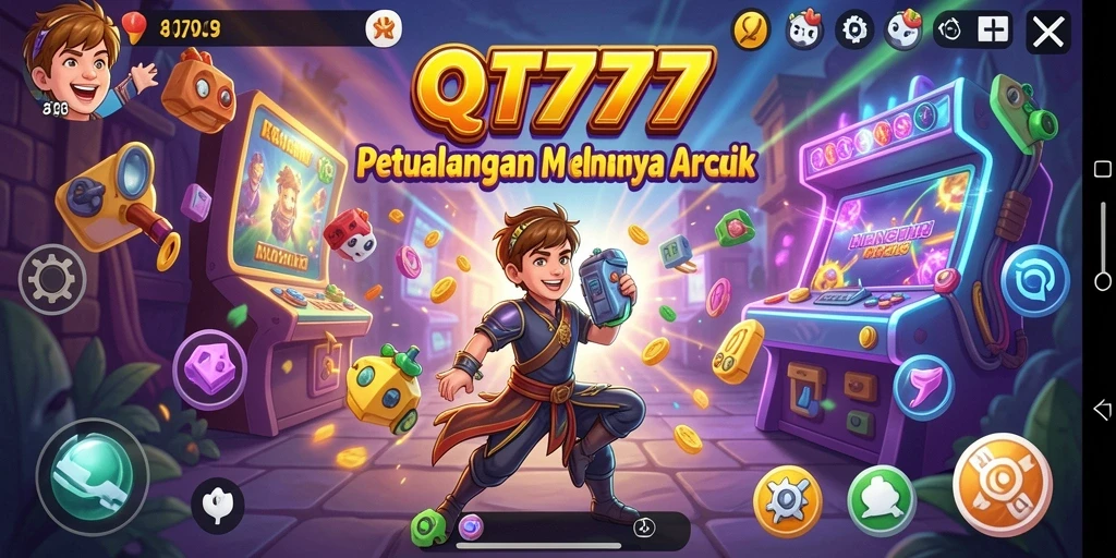 Tampilan menarik dan gameplay seru dari QT777 yang memikat.