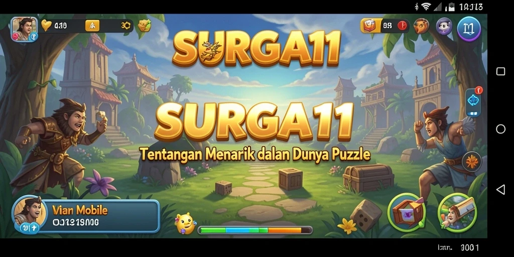 Tampilan gameplay SURGA11 yang seru dan penuh warna.