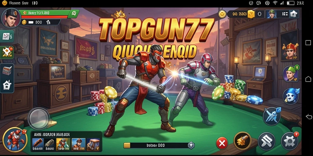 Gameplay QiuQiu yang menegangkan di TOPGUN77.