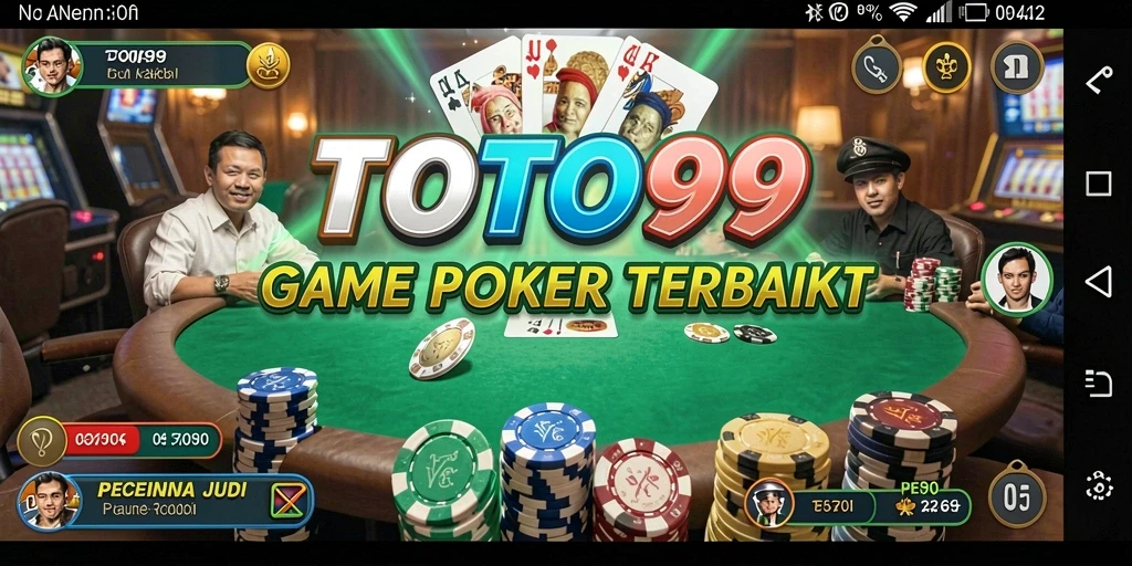 Screenshot gameplay TOTO99 menampilkan aksi Poker yang menarik.