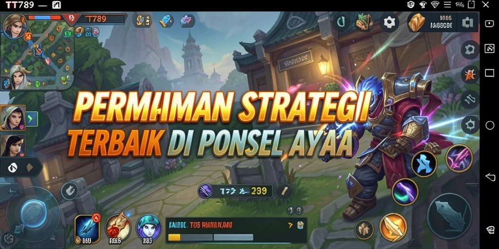 Tangkapan layar utama TT789 menampilkan momen strategis dalam gameplay SLG.