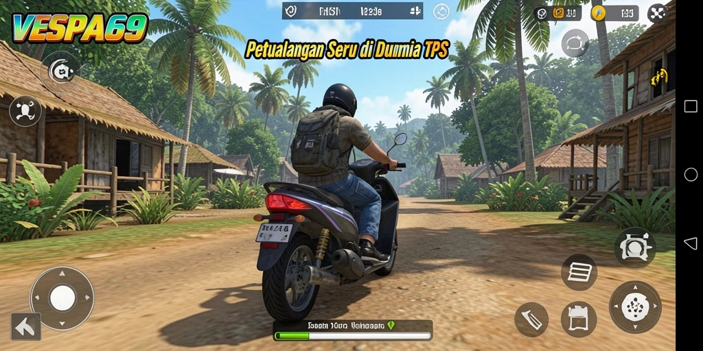 Tampilan aksi seru di game TPS VESPA69.